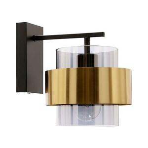 Fali lámpa SPIEGA 1xE27/60W/230V arany/fekete 21 kép