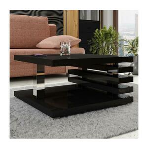 MIRJAN 24 Kávésasztal KYOTO 31x60 cm fényes fekete kép