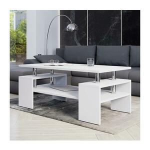 MIRJAN 24 Kávésasztal CUBE 50x110 cm fehér kép