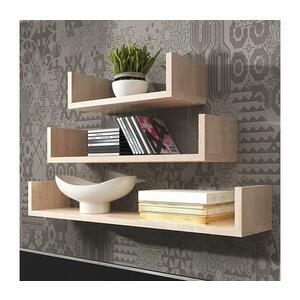 MIRJAN 24 KÉSZLET 3x Fali polc TRIO sonoma tölgy kép