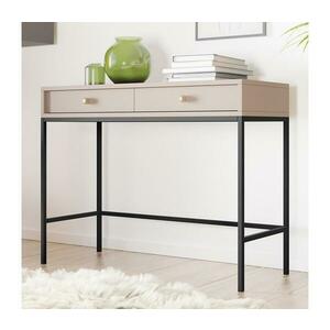 MIRJAN 24 MONO konzolasztal 78x104 cm bézs/fekete kép