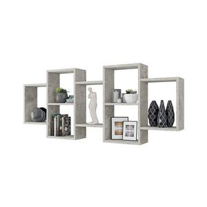 MIRJAN 24 Fali polc TRIO 65x161 cm szürke kép