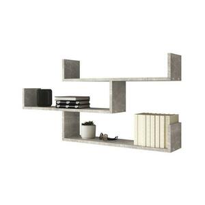 MIRJAN 24 Fali polc TRIO 55x119 cm szürke kép