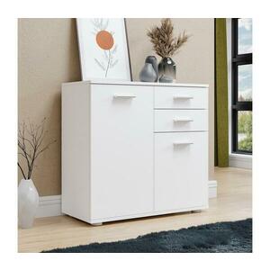 MIRJAN 24 Szekrény MIKE 76x71 cm fehér kép