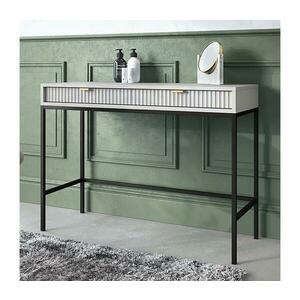 MIRJAN 24 Konzolasztal NOVA 77x104 cm szürke/fekete kép