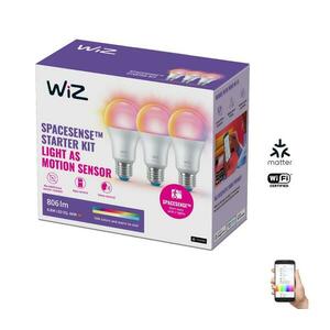 KÉSZLET 3x LED RGBW Dimmelhető izzó A60 E27/8, 8W/230V 2200 kép