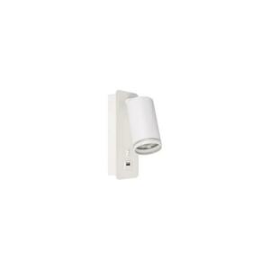 Fali spotlámpa USB töltővel 1xGU10/35W/230V fehér BEDROOM LIGHT WHITE USB kép