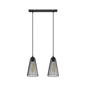 Csillár zsinóron TORRI 2xE27/15W/230V fekete W kép