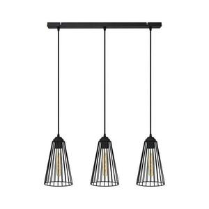 Csillár zsinóron TORRI 3xE27/15W/230V fekete W kép