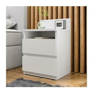 MIRJAN 24 Éjjeliszekrény MALWA 59x40 cm fehér kép