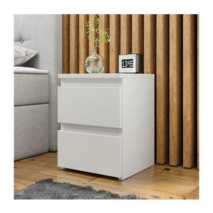 MIRJAN 24 Éjjeliszekrény MALWA 40x30 cm fényes fehér kép