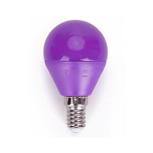 B.V. LED Izzó G45 E14/4W/230V lila kép