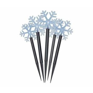 LED Karácsonyi kültéri dekoráció 5xLED/3xAA IP44 hópelyhek DCZC01 kép