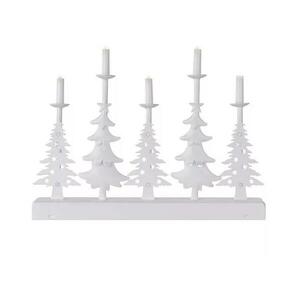 LED Karácsonyi gyertyatartó LED/2xAA fehér DCAW14 kép