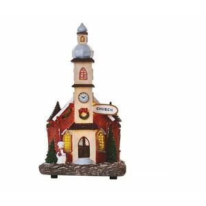LED Karácsonyi dekoráció LED/3xAA templom DCLW11 kép