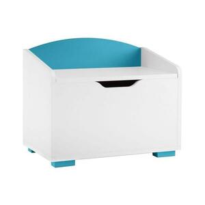 Konsimo Sp. z o.o. Sp. k. Gyermek tárolódoboz PABIS 50x60 cm fehér/kék 10450.06.101 kép