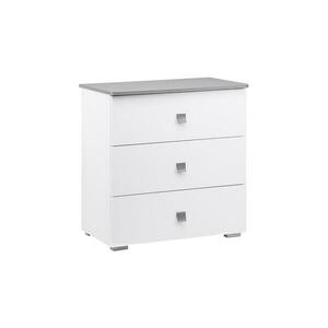 Konsimo Sp. z o.o. Sp. k. Szekrény PABIS 87x83 cm fehér/szürke 10450.04.151 kép