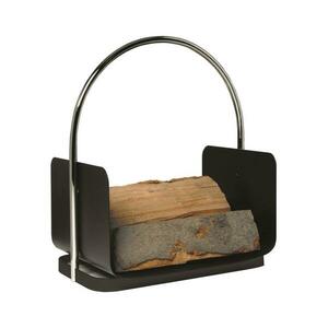 Lienbacher Fém tűzifa kosár fogantyúval, 50x41 cm, fekete 21.02.035.2 kép