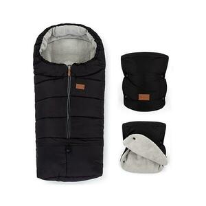 PETITE&MARS 3v1 fusak JIBOT + rukávníky JASIE, fekete, gyerekeknek VP kép