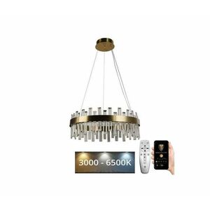 LED állítható fényerejű kristály csillár kábellel LED/80W/230V + DO J6342/C kép