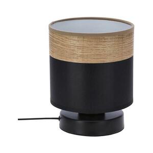 Asztali lámpa PORTO 1xE27/60W/230V fekete/barna 41 kép