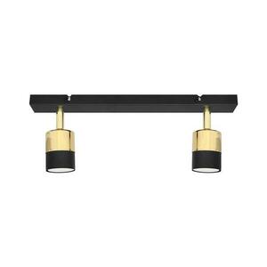LED Spotlámpa TUBSSON 2xGU10/4, 8W/230V fekete/arany R kép