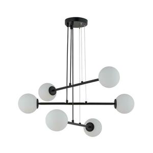 Csillár zsinóron BALANS 6xG9/12W/230V fekete 33373 kép