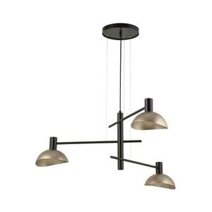 Csillár zsinóron ARTIS 3xE14/40W/230V fekete/arany 40567 kép