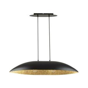 Csillár zsinóron GONDOLA 2xE27/60W/230V fekete/arany 40633 kép