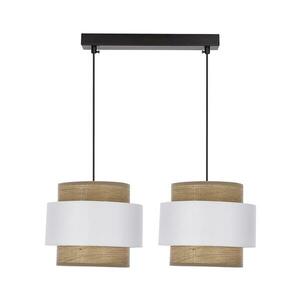 Csillár zsinóron FORNI 2xE27/40W/230V barna/fehér 32 kép