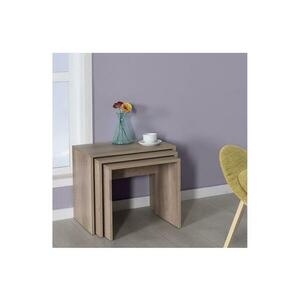 Adore Furniture KÉSZLET 3x Kávésasztal barna 479ADR1721 kép