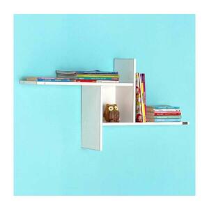 Adore Furniture Fali polc 50x100 cm, fényes fehér 479ADR1729 kép