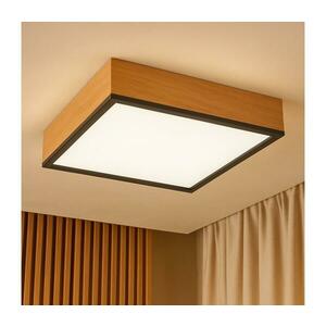 Mennyezeti lámpa OAK SQUARE 4xE27/15W/230V 39x39 cm tölgy/fekete LD kép