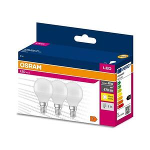 KÉSZLET 3x LED Izzó P45 E14/4, 9W/230V 3000K kép