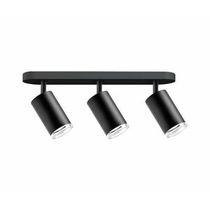 Fürdőszobai spotlámpa TURYN 3xGU10/10W/230V IP44 fekete 324726 kép