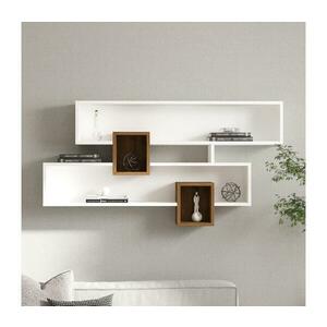 KAREN falipolc 120x72, 2 cm fehér/dió 835PUQ1607 kép