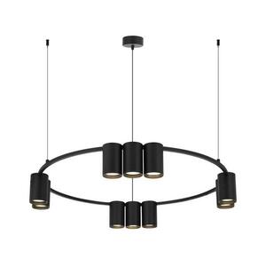 Csillár zsinóron GENESIS 10xGU10/8W/230V fekete ML0373 kép