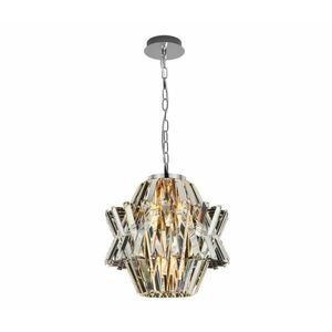 Kristály csillár láncon CROWN 4xE14/40W/230V króm ML0400 kép