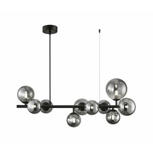 Csillár zsinóron MILA 10xG9/9W/230V fekete/szürke ML0335 kép