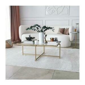 Kávésasztal NAP 35x94 cm arany/átlátszó 552NOS1431 kép