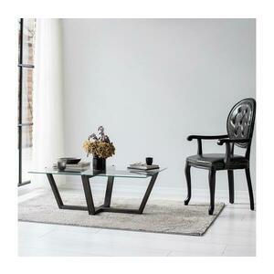 Kávésasztal AMALFI 35x105 cm fenyő/átlátszó 552NOS1454 kép