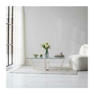 Kávésasztal AMALFI 35x105 cm fenyő/átlátszó 552NOS1453 kép