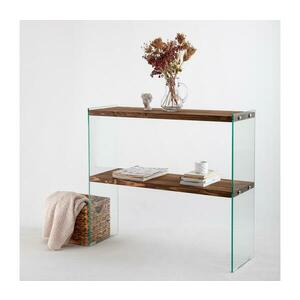 Polcegység VENEDIK 80x90 cm fenyő/átlátszó 552NOS1904 kép