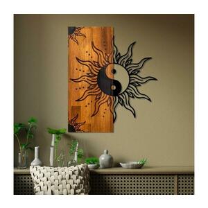 Fali dekoráció 50x58 cm jin jang fa/fém 899SKL2683 kép