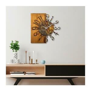 Fali óra 58x58 cm, 1xAA, fa/fém kivitel 891TNL3291 kép