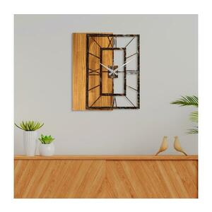 Falióra 49x58 cm, 1xAA, fa/fém kivitelben 891TNL3269 kép