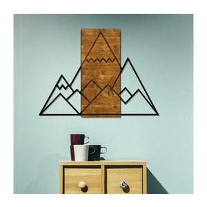 Fali dekoráció 78x58 cm hegy fa/fém 899SKL1327 kép