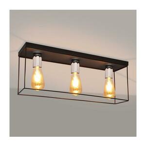 Mennyezeti lámpa FINN 3xE27/15W/230V fekete/króm P kép