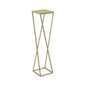 Virágállvány 100x24 cm arany színben 438 kép