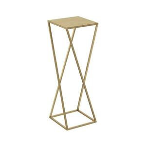 Virágállvány 70x24 cm arany színben 437 kép